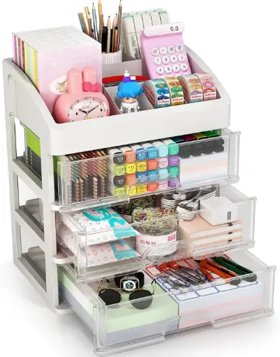 3 Drawer Desk Organizer 